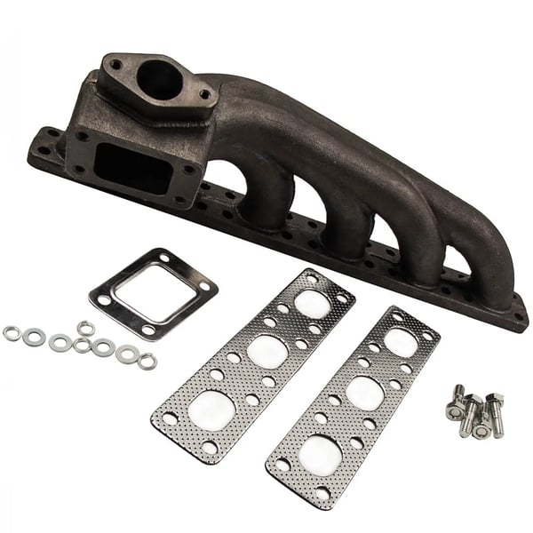 Afgasmanifold Kit til BMW E36 og E46, Støbejernskonstruktion, Forbedret Luftstrøm, Nem Installation