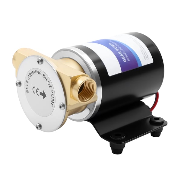 Vattenpump, Effektiv Vattenflöde, Hållbar Koppardesign,svart