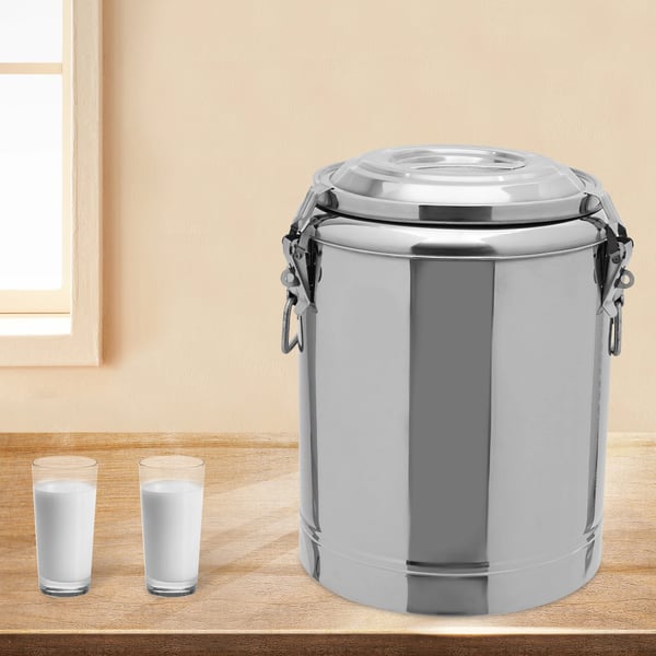 Termisk Behållare, Isolerad Design, Stor Kapacitet,Silver