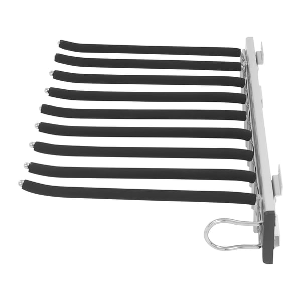 Bøjle til bukser, pladsbesparende design, holdbar konstruktion,sort