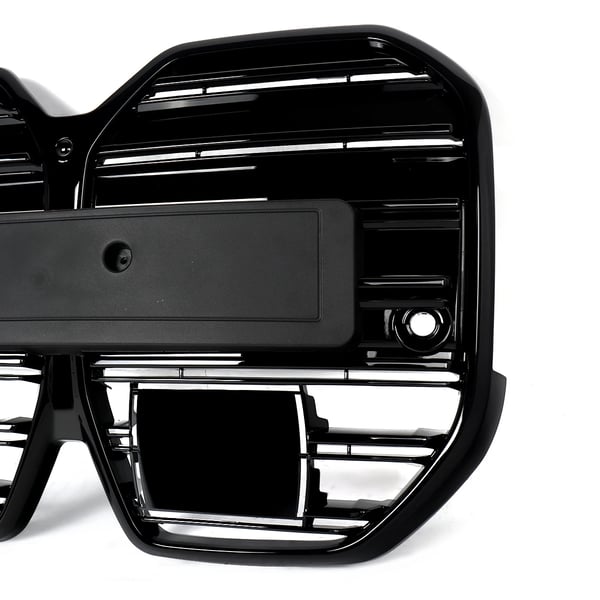 Frontbumpergrill, glans sort finish, designet til sports coupe,som vist