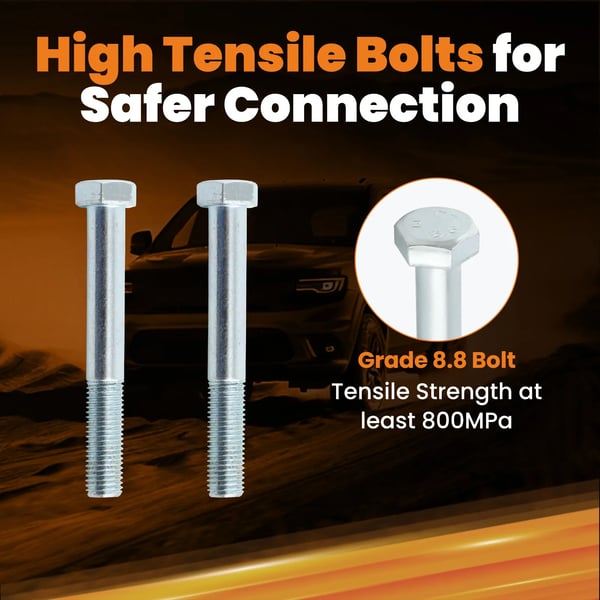 Lift Kit, Front 2,5", Bag 0,5", Passer til Jeep Grand Cherokee 2WD, Passer til Jeep Grand Cherokee 4WD, Stål Konstruktion
