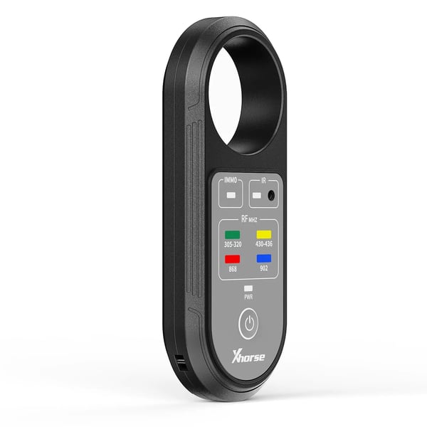 Frekvenstesteren, ABS-plastik, 130mm x 60mm x 25mm, understøtter 315Mhz-902Mhz, intelligent strømbesparelse, magnetisk sugefunktion
