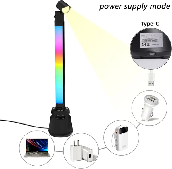 Älykäs LED-valopalkki, Bluetooth-yhteys, musiikin synkronointi,2kpl