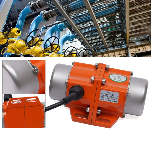 Värähtelymoottori, 60W, 220V, 3000 RPM, 1 vaihe, alumiiniseos