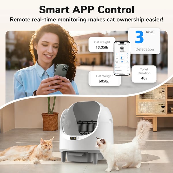 Kattebakke, Åbent Design, Smart Kontrol,HVID