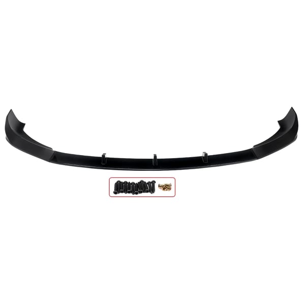 Front Bumper Splitter, Høj Kvalitet ABS Plast, Kompatibel med Luksus Kompakt SUV Model F48 F49,Glansende Sort