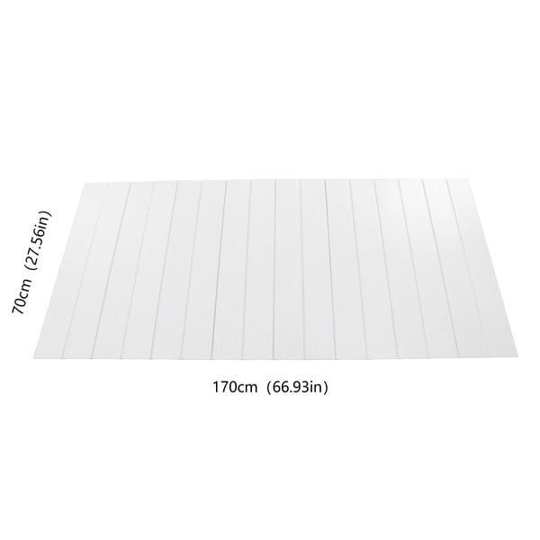 Foldbar PVC Badekar Dæksel, Vandtæt & Støvafvisende, Nem at Rengøre, Maksimal Belastning 5 kg