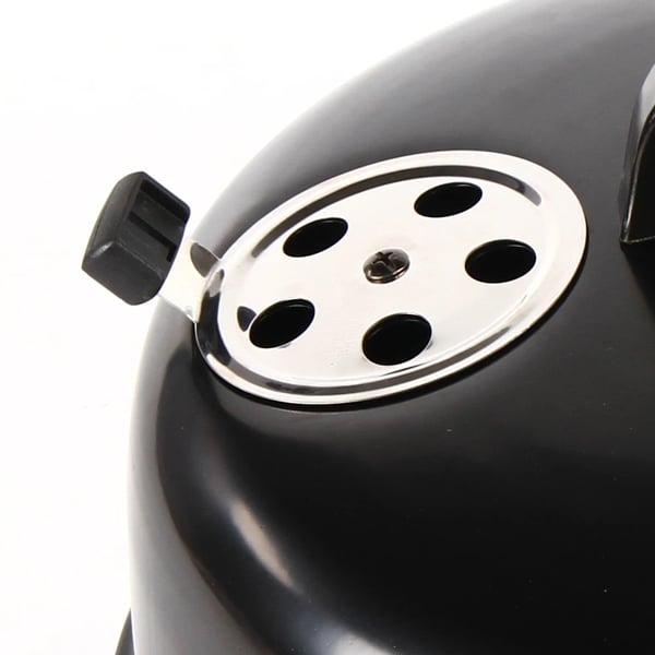 BBQ Røger, 40 cm Diameter, 84 cm Højde, Multifunktionel Madlavning, Dobbeltlag Design, Justerbar Luftdør