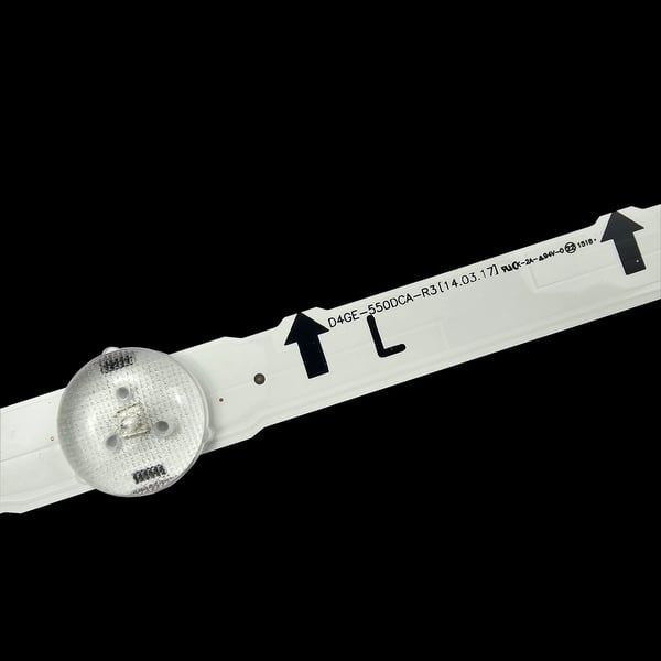 LED Strip, 1158 mm længde, 12 LED perler, 3 V spænding, kompatibel med forskellige 55 tommer TV'er, modelnumre 2014SVS55 og D4GE-550DCA-R3