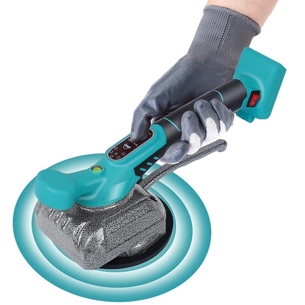 Flisebelægningsmaskine, 50 kg absorptionskapacitet, 13 cm sugekopdiameter, 5-trins justerbar, vibrationsfrekvens 0-300 Hz/s