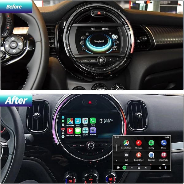 Trådløs CarPlay Android Auto, Kompatibilitet for luksusbilmærker, Nem installation,NBT