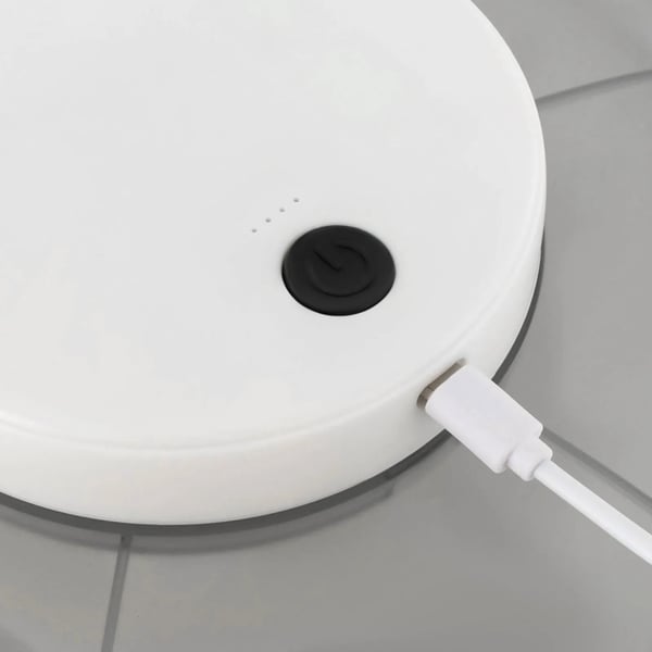 Grøntsagstørrer, USB-genopladelig, Stor kapacitet,Hvid Grå