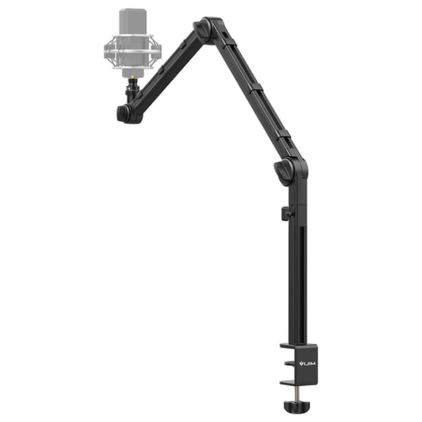 Mikrofon Boom Arm Stativ, Justerbar Højde, Robust Design, Alsidig Kompatibilitet,LS24