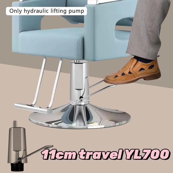 Hydraulisk Pumpe, Kraftig Konstruktion, Justerbar Højde Mekanisme,Sølv