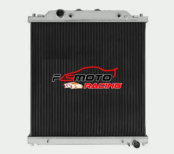 Radiator, legering aluminium, passer til Ford F250 F350 F450 F550 2003-2007, designet til 6.0L motor, frontplacering, optimeret køleeffektivitet