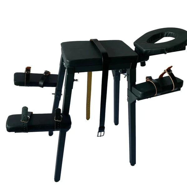 BDSM-stol, justerbar höjd, hållbart material,Stol