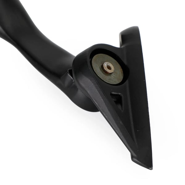 Bakspejle, Højkvalitets Plastskal, 155mm Bredde, Kompatibilitet med Yamaha YZF-R3 og YZF-R25, Kort Stamme Version, Sælges i Par