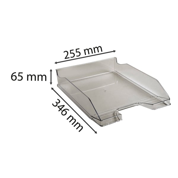 Exacompta 6x COMBO MIDI A4 Brevbakke i plast - grå transparent 113227D