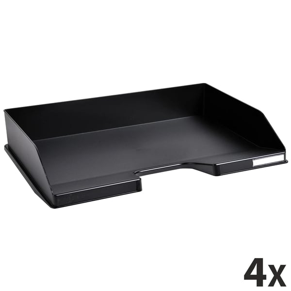 Exacompta 8x COMBO A4 Landscape Brevbakke - Sort 11714D