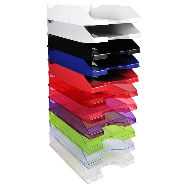 Exacompta 10x ECOTRAY Economy brevbakke (A4) - Sort 123014D