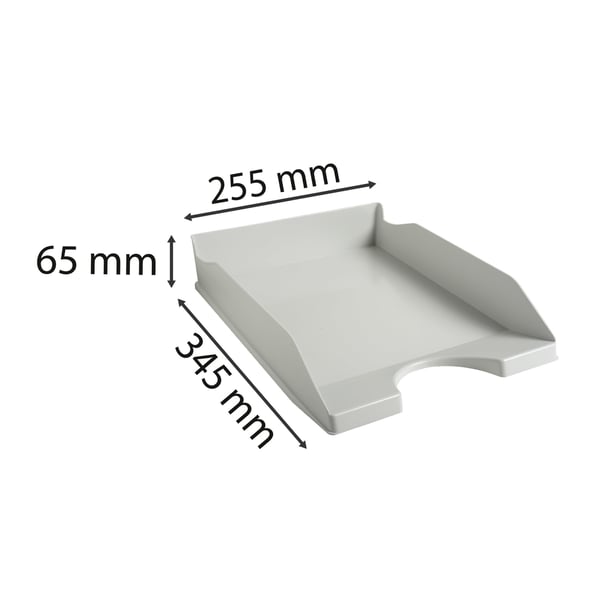 Exacompta 10x ECOTRAY Economy brevbakke (A4) - Grå 12306D