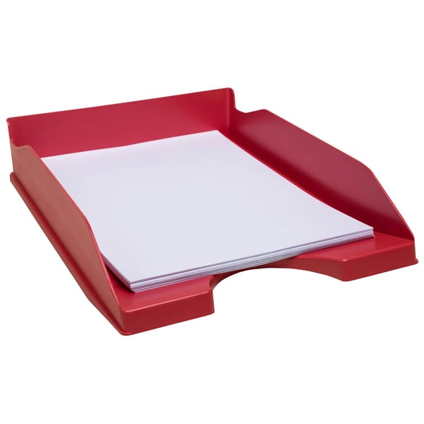 Exacompta 10x ECOTRAY Economy brevbakke (A4) - Rød 123107D