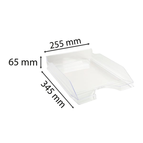 Exacompta 10x ECOTRAY Economy brevbakke (A4) - Krystal 12323D