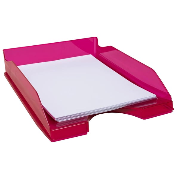 Exacompta 10x ECOTRAY Economy brevbakke (A4) - Hindbær 12354D