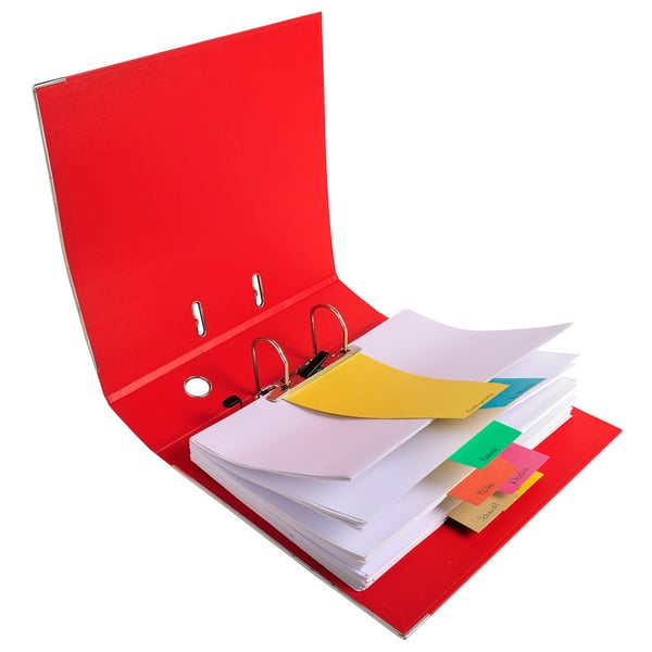 Exacompta 6x Forever Recycled Trapezoidal vandrette opdelere (til A4) - assorterede farver 13595E