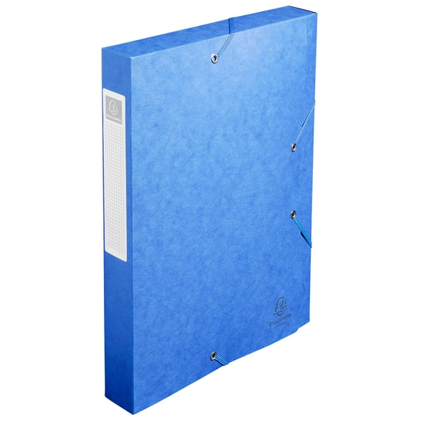 Exacompta 10x Cartobox arkiveringsboks, 600gsm, 40mm rygrad, A4 - assorterede farver 14000H