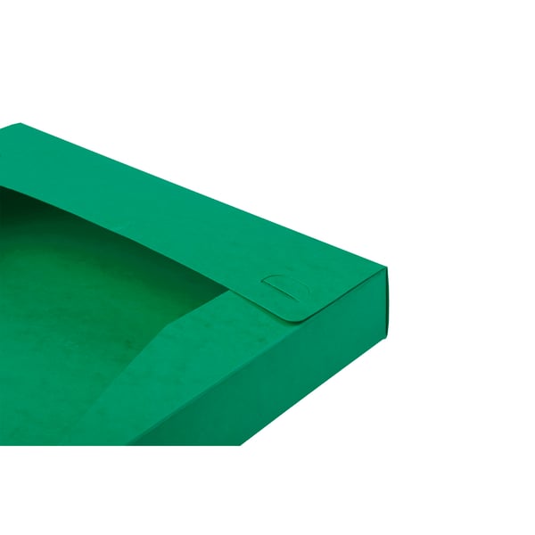 Exacompta 10x Cartobox arkiveringsboks, 600gsm, 40mm rygrad, A4 - Grøn 14003H