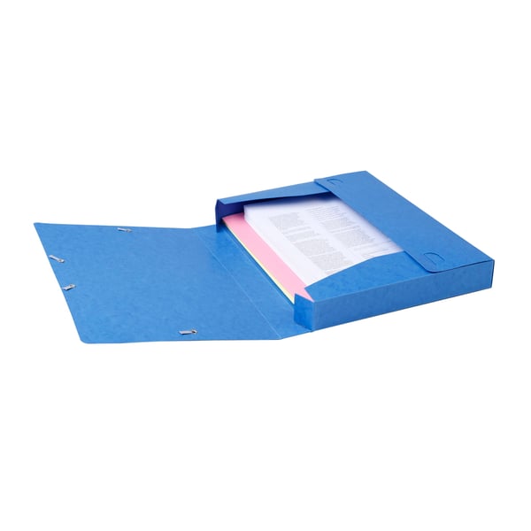 Exacompta 10x Cartobox arkiveringsboks, 600gsm, 40mm rygrad, A4 - Blå 14005H