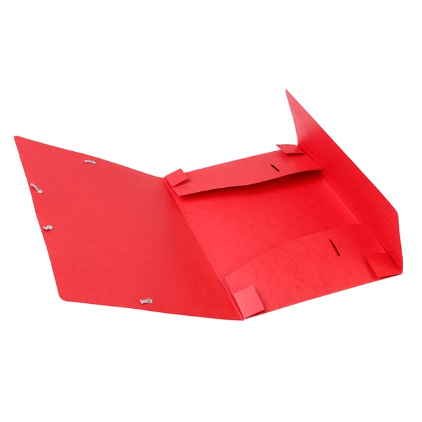 Exacompta 10x Cartobox arkiveringsboks, 600gsm, 40mm rygrad, A4 - Rød 14009H