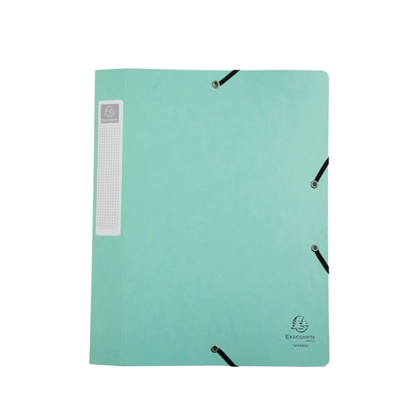 Exacompta 10x Aquarel Box File Cartobox A4 40mm Board - assorterede farver 14460E
