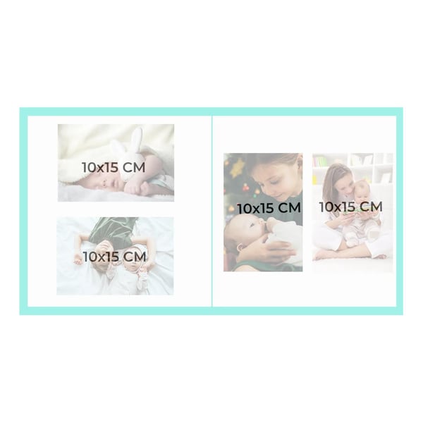 Exacompta 2x Exacompta 'Zephire' Baby Fotoalbum - Beige 14562E