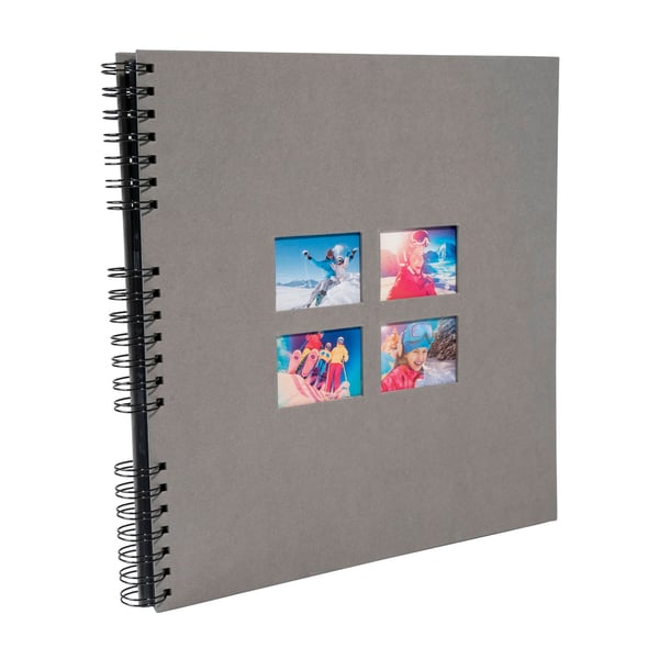 Exacompta Milano Wirebound Album 60P 32x32cm - Grå 15116E