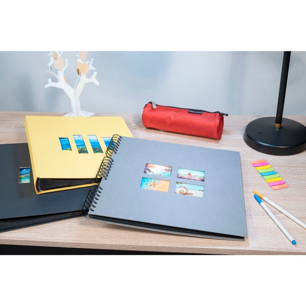 Exacompta Milano Wirebound Album 60P 32x32cm - Grå 15116E
