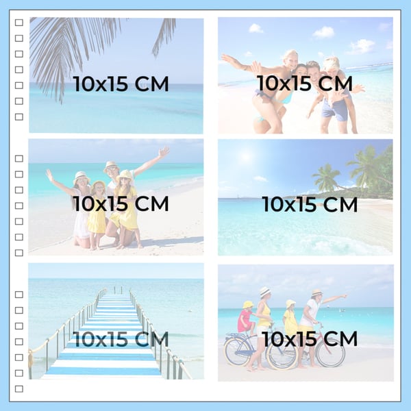 Exacompta Milano Wirebound Album 60P 32x32cm - Sort 15119E