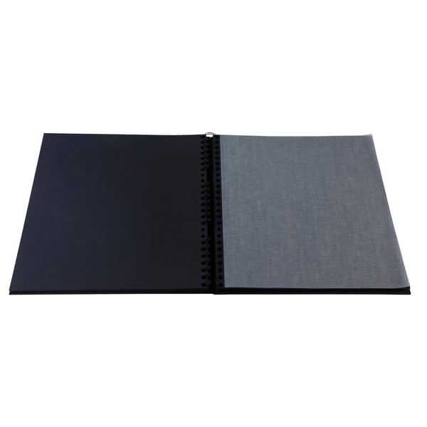 Exacompta Milano Wirebound Album 60P 32x32cm - Sort 15119E