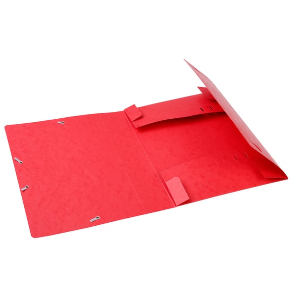 Exacompta 10x Elastisk arkiveringsboks Cartobox 60mm ryg A4 - Rød 16009H