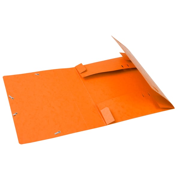 Exacompta 10x Elastisk arkiveringsboks Cartobox 60mm ryg A4 - orange 16017H