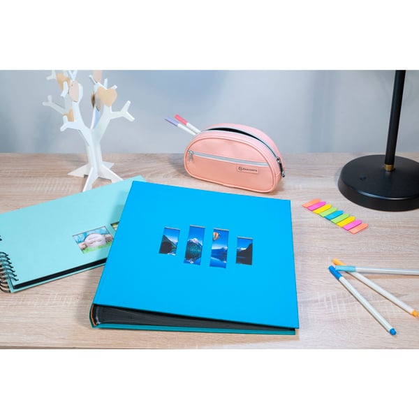 Exacompta Milano Album 60P 29x32cm - Blå 16071E