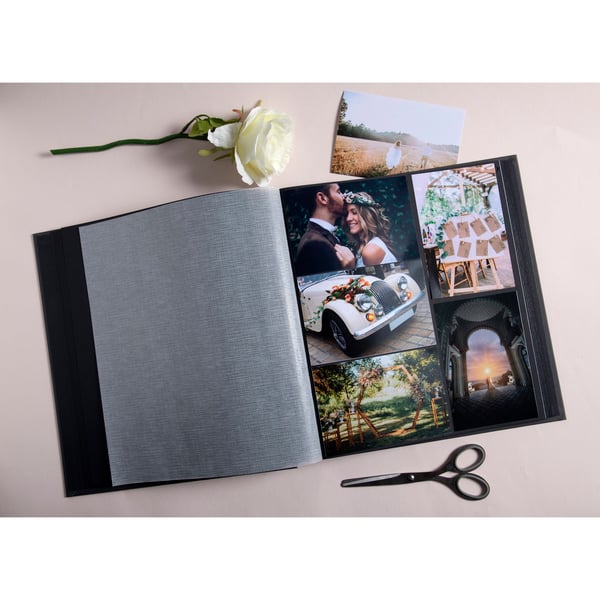 Exacompta 60 sorte sider Art Fotoalbum - Sort 16078E