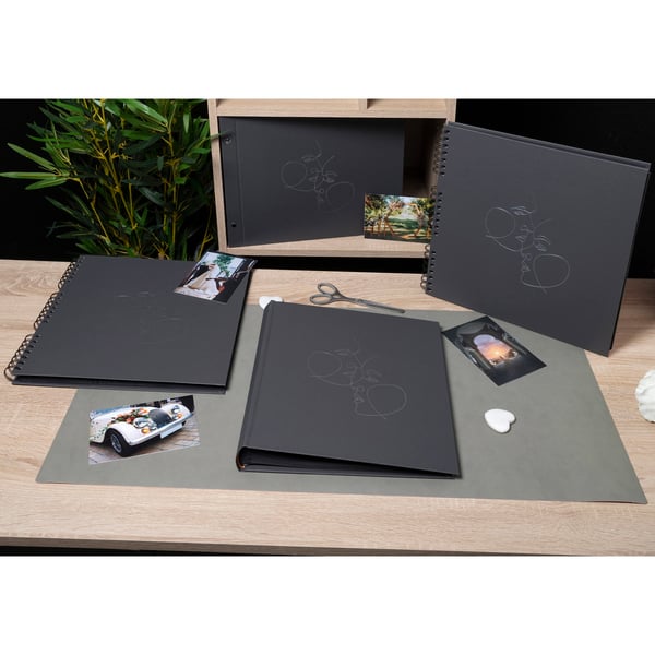 Exacompta 60 sorte sider Art Fotoalbum - Sort 16078E