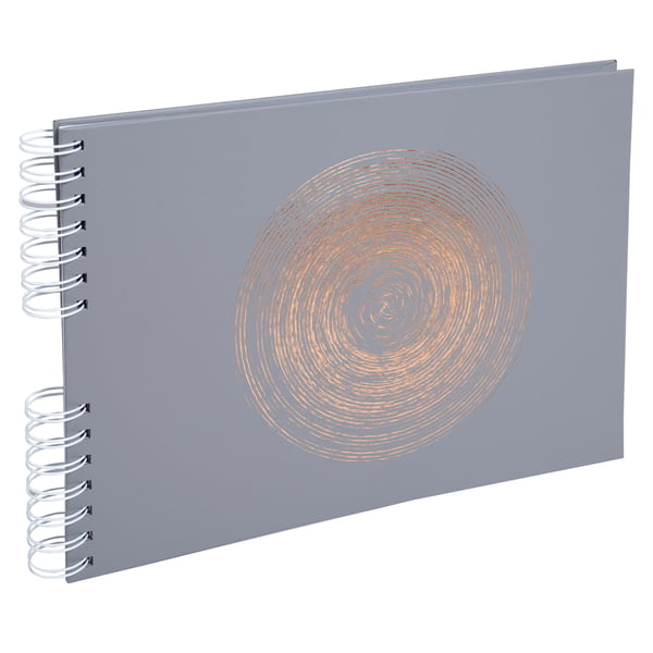 Exacompta Spiral fotoalbum 50 hvide sider Ellipse - Grå 16168E