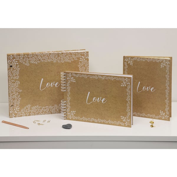 Exacompta Kraft spiral fotoalbum, 50 sider (32x22cm) - Visuel 16234E