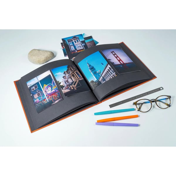Exacompta 2x Exacompta 'Palma' Memories fotoalbumbog - Guld 16309E
