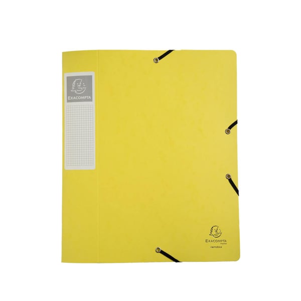 Exacompta 10x Aquarel kartoteksmappe Cartobox A4 60mm Board - assorterede farver 16460E