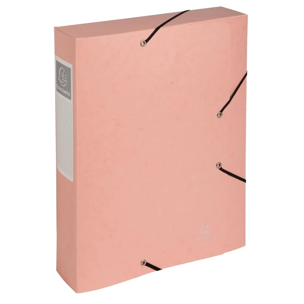 Exacompta 10x Aquarel kartoteksmappe Cartobox A4 60mm Board - assorterede farver 16460E